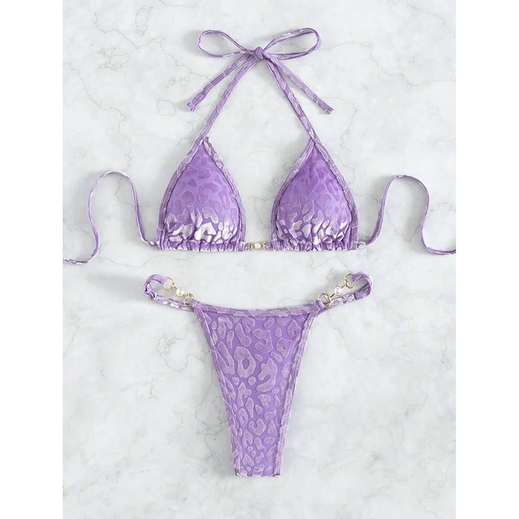 Bikini Leopardpärla