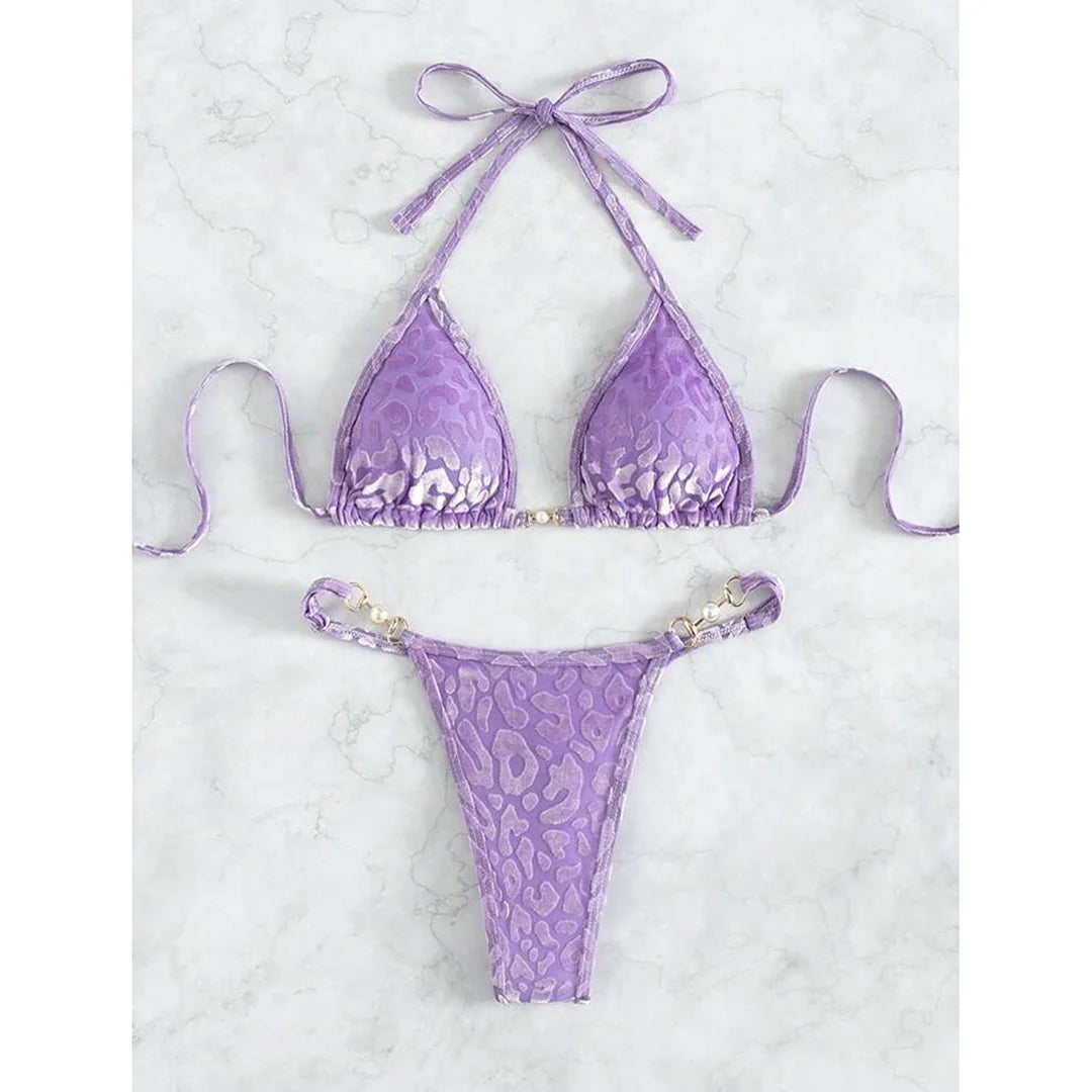 Bikini Leopardpärla