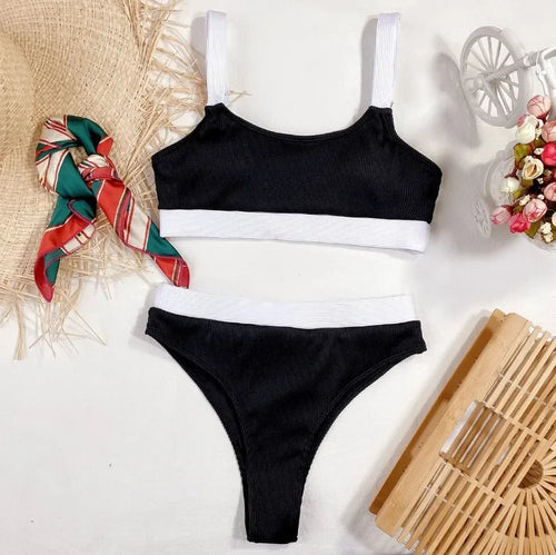 Bikini högmidjad