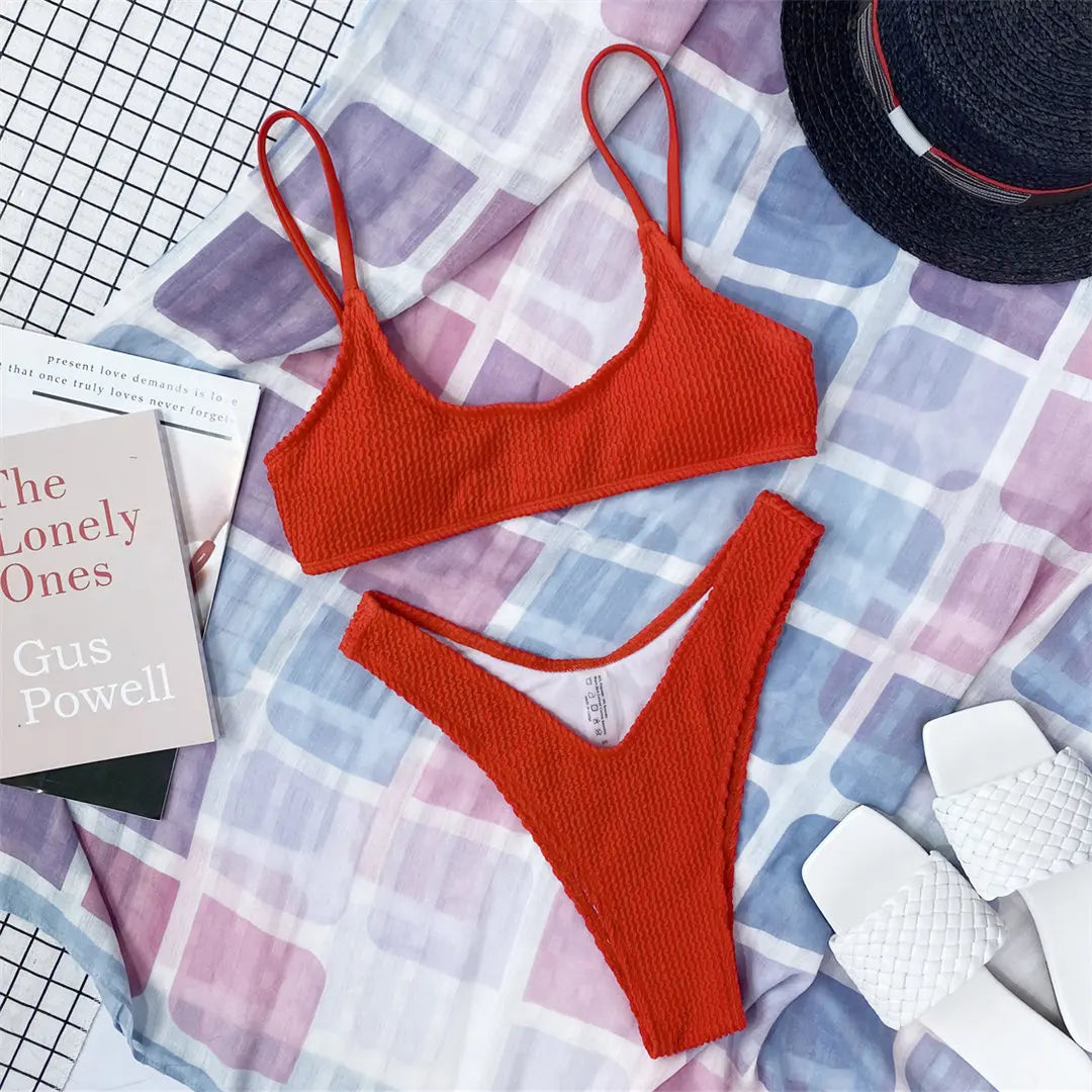 Bikini ribbad