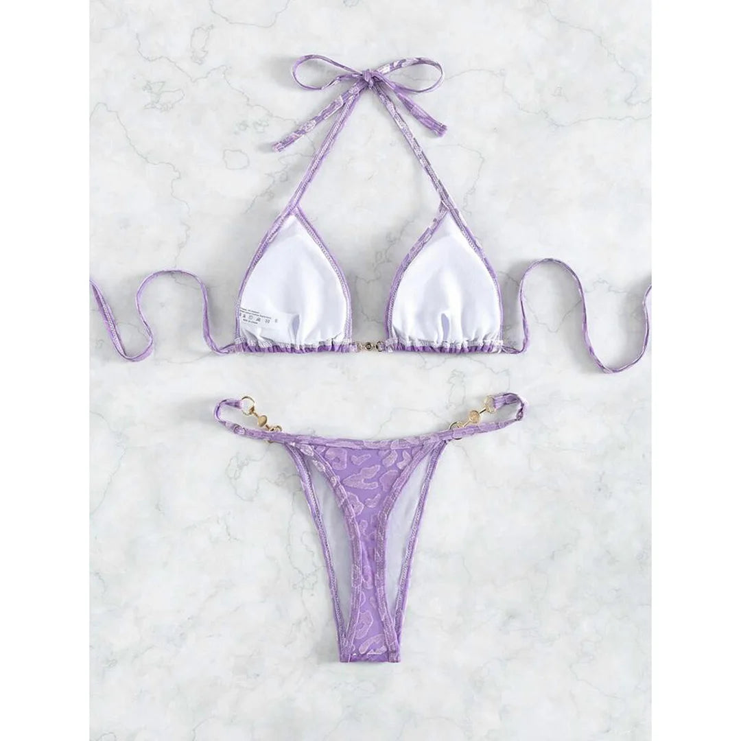 Bikini Leopardpärla